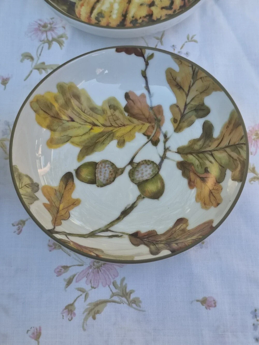 Set of 4 Williams-Sonoma Acorn Pumpkin Sunflower Dip Dishes